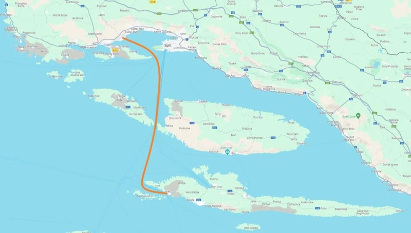 Zračna luka Split: Transfer gliserom do/od Hvara