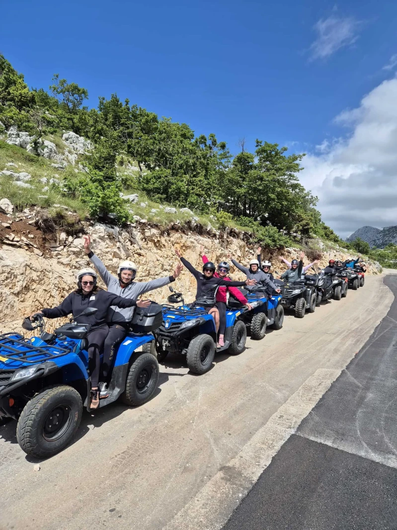 Makarska Skywalk Biokovo ATV tura quadom