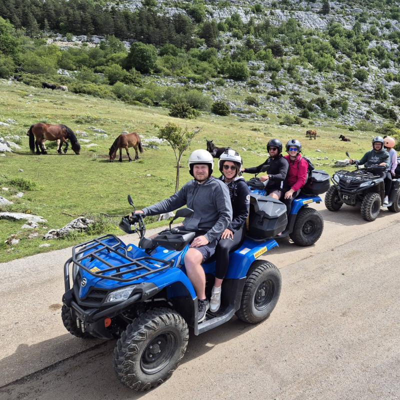 Makarska Skywalk Biokovo ATV tura quadom
